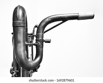 Baritone Saxophone Neck Close Up