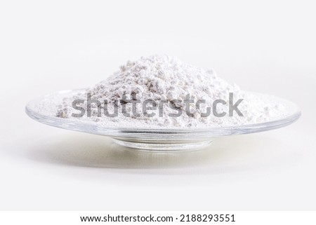 Barium sulfate, a white crystalline solid with the chemical formula BaSO₄, is used as a contrast agent during x-ray procedures.