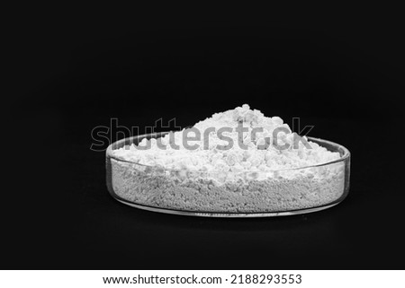 Barium sulfate, a white crystalline solid with the chemical formula BaSO₄, is used as a contrast agent during x-ray procedures.