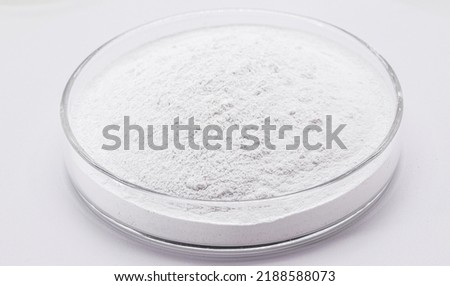 Barium sulfate, a white crystalline solid with the chemical formula BaSO₄, is used as a contrast agent during x-ray procedures.