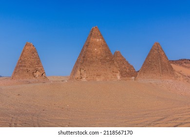 Barkal Pyramids Near Karima, Sudan