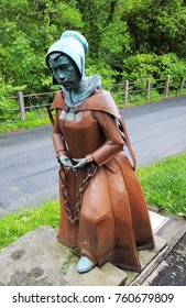 Barley, Lancashire / England - June 11 2017. Alice Nutter Was One Of The Group Of People Tried For Murder After Being Accused Of Using Witchcraft 400 Years Ago.