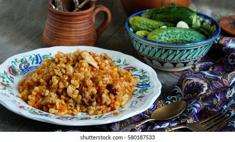 Barley Pilaf With Meat