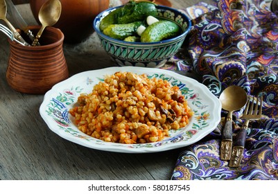 Barley Pilaf With Meat