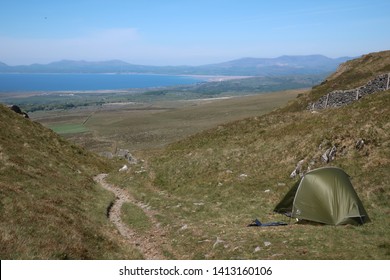 Barmouth. Gwynedd. Wales. May. 16. 2019. Wild Camping View From The Cambrian Way 