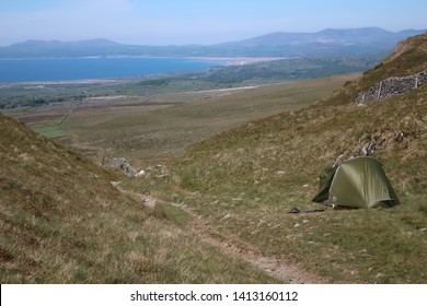 Barmouth. Gwynedd. Wales. May. 16. 2019. Wild Camping View From The Cambrian Way 