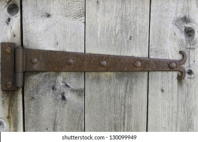 Barn Door With Hinge