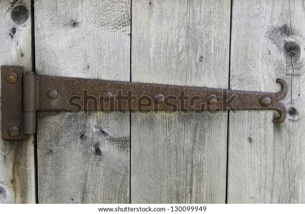 Barn Door Hinge Stock Photo Edit Now 130099949