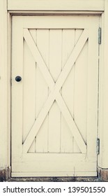 Barn Door. Vintage Rural Concept