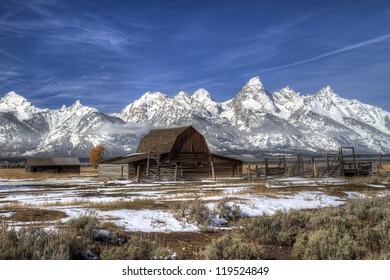 Barn In Grand Teton National Park, Wyoming