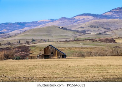 Barn in The Hills - Rogue valley, Southern Oregon - Shutterstock ID 1915645831
