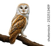 The Barn Owl is a striking nocturnal bird known for its heart-shaped face, long wings, and silent flight. Masters of hunting, they primarily feed on small mammals, making them effective pest controlle