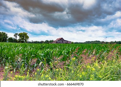 Barn With Painted 