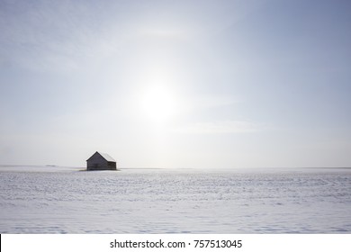 Barn in the prairies - Powered by Shutterstock