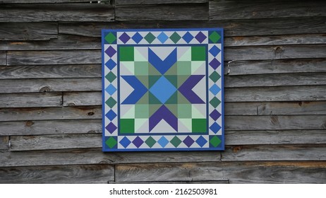 Barn quilts from the Buttahatchee Barn Quilt Trail in Caledonia, Mississippi