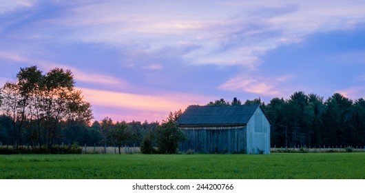 Barn at Sunset