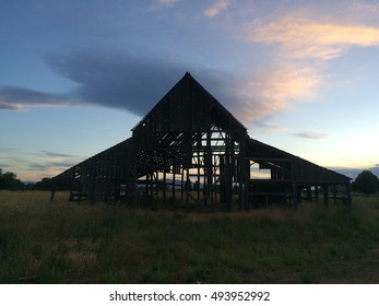 Barn in the Sunset