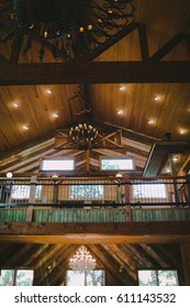 Barn Wedding Venue With Stunning Wood Ceilings And Fixtures