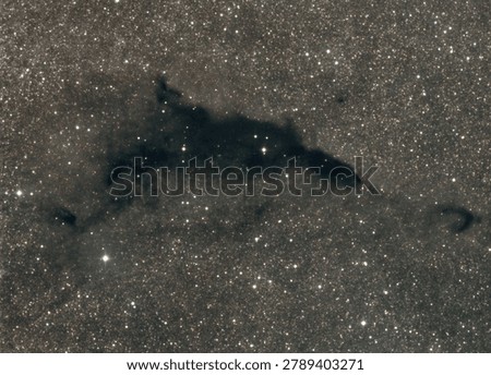 Barnard 252 the leaping dolphin nebula processed by Chris Cantrell with data acquired from telescope live observatory in el sauce Chile 