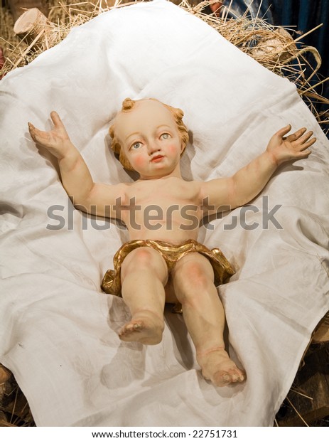 Baroque Bethlehem Prague Infant Jesus Crib Stock Photo Edit Now