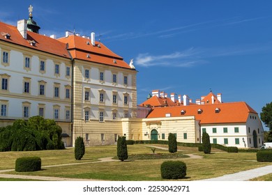 Baroque chateau in Valtice town, Lednice and Valtice area, South Moravia, Czech Republic