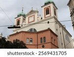 baroque (?) church (dominican church or dominikanerkirche) in vienna in austria