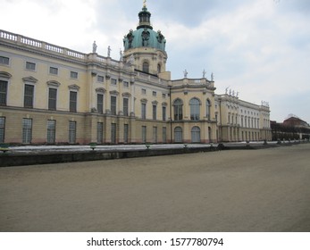 Baroque facade of Charlottenburg Palace, Berlin.