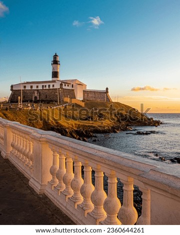 Barra Lighthouse in the City of Salvador da Bahia - Brazil
