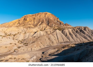 Barranco De Las Salinas In The Desert Of Tabernas, Almería Province, Andalusia