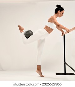 The barre class with the small ball