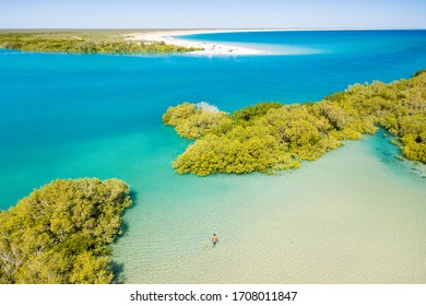 Barred Creek On The Coastline Of The Dampier Peninsula