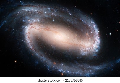 Barred Spiral Galaxy NGC 1300 in the constellation of Eridani. Elements of this picture furnished by NASA