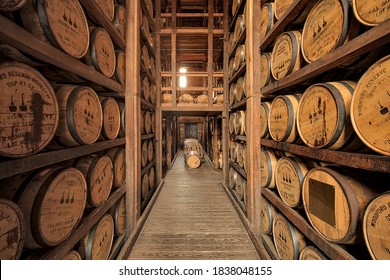 Barrel Room, Woodford Reserve, Versailles, Kentucky.