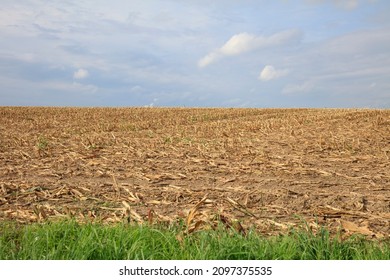 Barren Field After Harvest, Germany