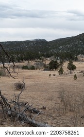 A Barren Field In Colorado