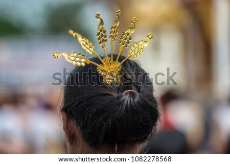barrette accessories On the head thai style