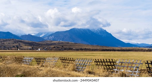 Barriers in arable fields in Romania