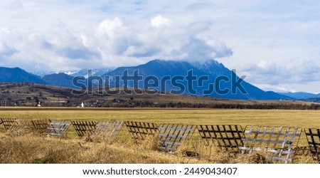 Similar – Image, Stock Photo Arable land in rural environment