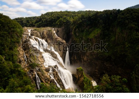 Barron falls waterfall near kuranda