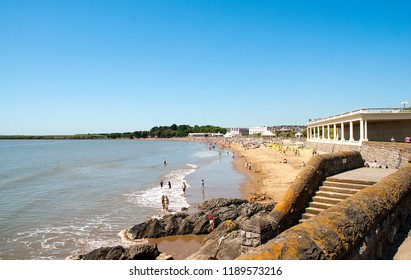 Barry Island Beach In Wales, UK