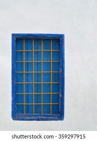 Bars over window in Greece