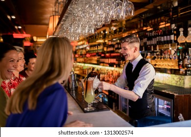 Bartender Making a Cocktail - Powered by Shutterstock