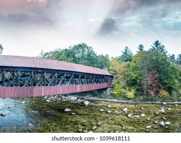 Bartlett Bridge Over Saco River.