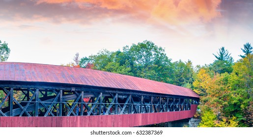 Bartlett Bridge Over Saco River.