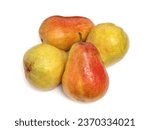 Bartlett, a pear photographed against a white background