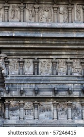 Bas Relief In Valluvar Kottam, Chennai, Tamil Nadu