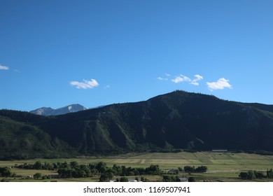 Basalt, Colorado, USA Near Aspen Summer Before 2018 Fire