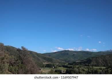 Basalt, Colorado, USA Near Aspen Summer Before 2018 Fire