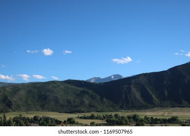 Basalt, Colorado, USA Near Aspen Summer Before 2018 Fire