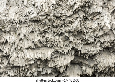Basalt columns texture
